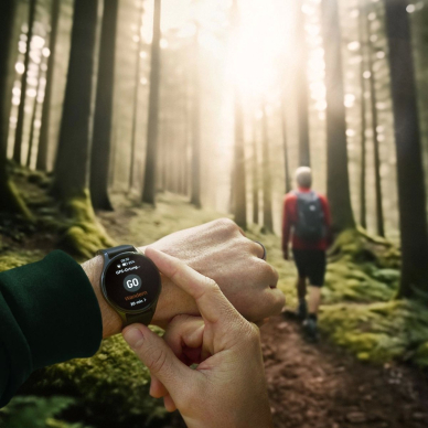 Hama 8900 – GPS AMOLED išmanusis laikrodis 1.43" su silikoniniu dirželiu - Juodas 12