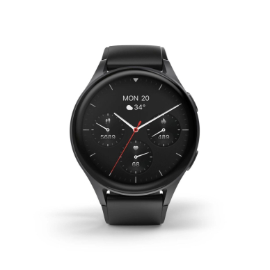 Hama 8900 – GPS AMOLED išmanusis laikrodis 1.43" su silikoniniu dirželiu - Juodas