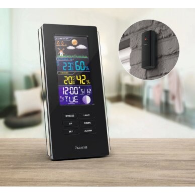 Oro stotis Hama Color Edge – juoda 4 Oro stotis Hama Color Edge – juoda 4