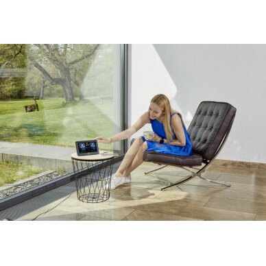 Oro stotis Hama Premium su USB – juoda 12