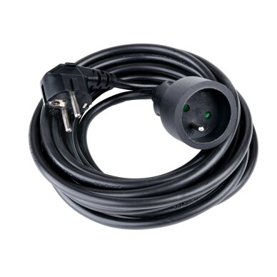 Maitinimo ilgintuvas Hama Standard 5 m – juodas 1 Maitinimo ilgintuvas Hama Standard 5 m – juodas 1