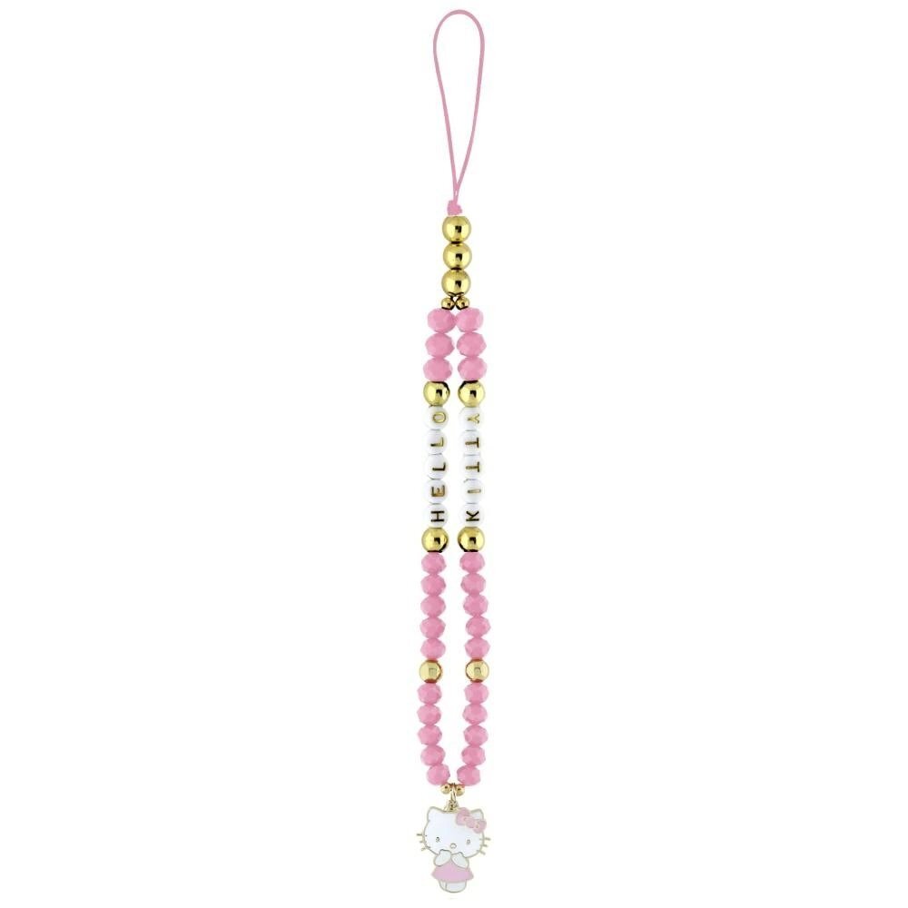 Telefono pakabukas Hello Kitty Pearls and Beads Kitty Charm – rožinis Telefono pakabukas Hello Kitty Pearls and Beads Kitty Charm – rožinis