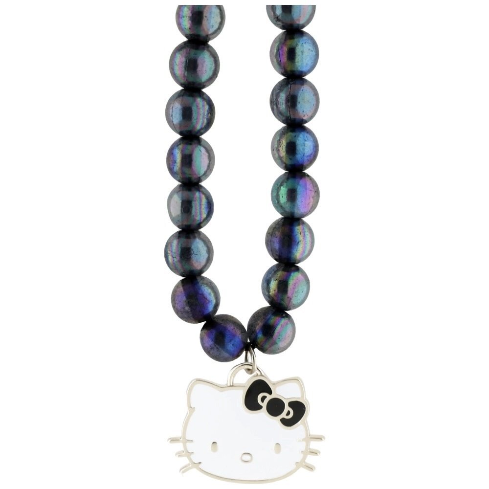 Telefono pakabukas Hello Kitty Pearls Kitty Head – juodas 1 Telefono pakabukas Hello Kitty Pearls Kitty Head – juodas 1