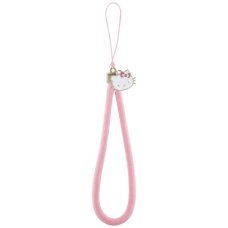 Telefono pakabukas Hello Kitty Nylon Cord Kitty Head Charm – rožinis