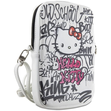 Hello Kitty Graffiti Kitty Head rankinė – balta 2