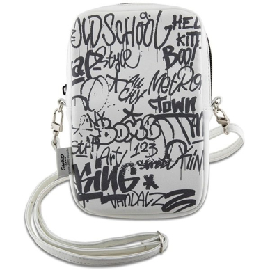 Hello Kitty Graffiti Kitty Head rankinė – balta 3