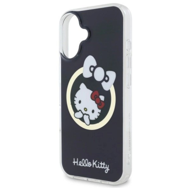 Dėklas Hello Kitty IML Fun bow Magsafe iPhone 16 - Juodas 5 Dėklas Hello Kitty IML Fun bow Magsafe iPhone 16 - Juodas 5