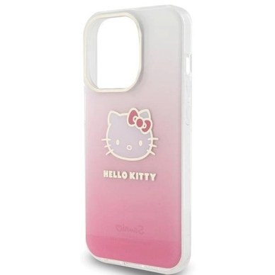 Hello Kitty Dėklas IML Gradient Electrop Kitty HeadiPhone 13 Pro / 13 - Rožinis 5