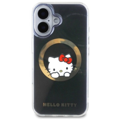 Dėklas Hello Kitty IML Sweet Kitty Magsafe iPhone 16 - Juodas 2 Dėklas Hello Kitty IML Sweet Kitty Magsafe iPhone 16 - Juodas 2