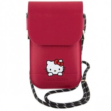 Hello Kitty Leather Daydreaming Cord Krepšys - Rožinis 1 Hello Kitty Leather Daydreaming Cord Krepšys - Rožinis 1