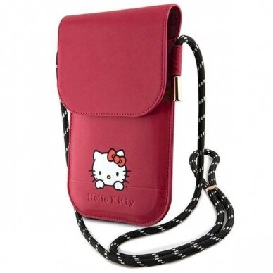 Hello Kitty Leather Daydreaming Cord Krepšys - Rožinis Hello Kitty Leather Daydreaming Cord Krepšys - Rožinis