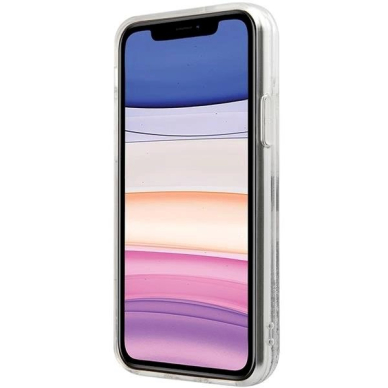 Hello Kitty Dėklas Liquid Glitter Charms Kitty HeadiPhone 11 / Xr - Sidabrinis 4 Hello Kitty Dėklas Liquid Glitter Charms Kitty HeadiPhone 11 / Xr - Sidabrinis 4