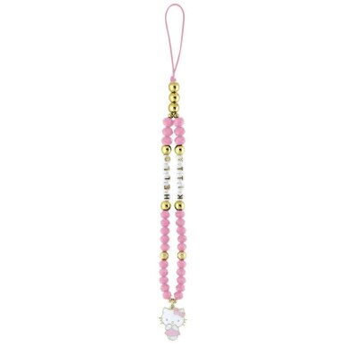 Telefono pakabukas Hello Kitty Pearls and Beads Kitty Charm – rožinis