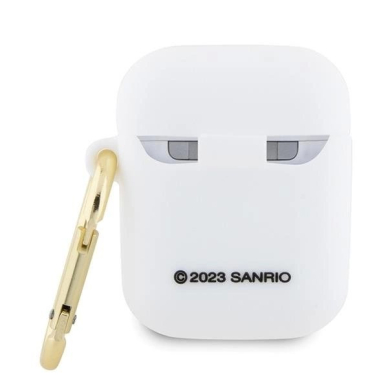 Hello Kitty Dėklas Silicone 3D Kitty HeadAirPods 1/2 - Baltas 1 Hello Kitty Dėklas Silicone 3D Kitty HeadAirPods 1/2 - Baltas 1