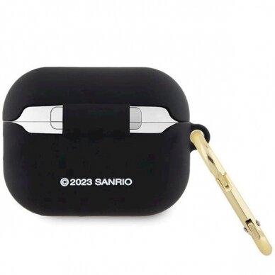 Hello Kitty Dėklas Silicone 3D Kitty HeadAirPods Pro 2 (2022/2023) - Juodas 1 Hello Kitty Dėklas Silicone 3D Kitty HeadAirPods Pro 2 (2022/2023) - Juodas 1