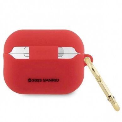 Hello Kitty Dėklas Silicone 3D Kitty HeadAirPods Pro 2 (2022/2023) - fuchsia 1 Hello Kitty Dėklas Silicone 3D Kitty HeadAirPods Pro 2 (2022/2023) - fuchsia 1