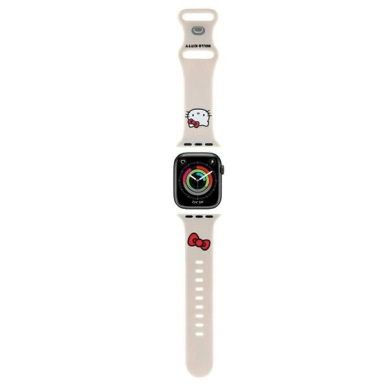 Hello Kitty Silicone Kitty Head Apyrankė Apple Watch 38/40/41mm - beige Hello Kitty Silicone Kitty Head Apyrankė Apple Watch 38/40/41mm - beige