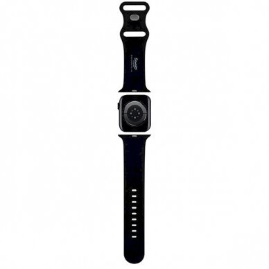 Hello Kitty Dėklas Silicone Kitty Head Strap for Apple Watch 42/44/45/49mm - Juodas 1 Hello Kitty Dėklas Silicone Kitty Head Strap for Apple Watch 42/44/45/49mm - Juodas 1