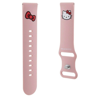 Hello Kitty Silicone Kitty Head Apyrankė universal 22mm - Rožinis 2 Hello Kitty Silicone Kitty Head Apyrankė universal 22mm - Rožinis 2