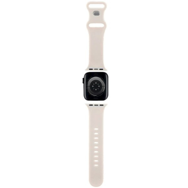 Hello Kitty Silicone Tags Graffiti Apyrankė Apple Watch 38/40/41mm - beige 1