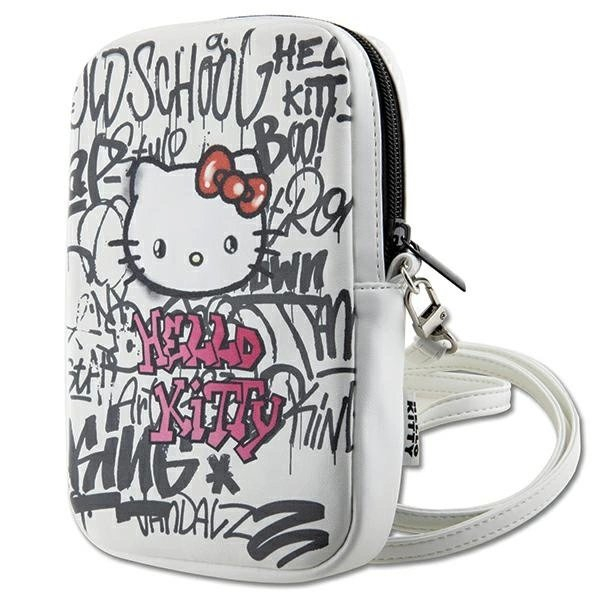 Hello Kitty Graffiti Kitty Head rankinė – balta Hello Kitty Graffiti Kitty Head rankinė – balta