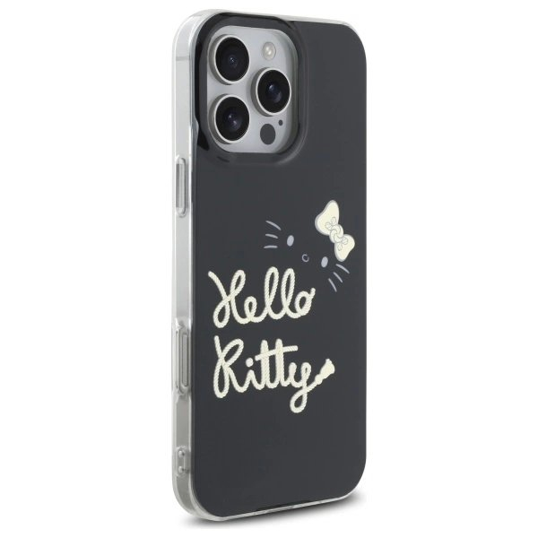 Dėklas Hello Kitty IML Golden Diva MagSafe  iPhone 16 Pro Max - Juodas 3 Dėklas Hello Kitty IML Golden Diva MagSafe  iPhone 16 Pro Max - Juodas 3