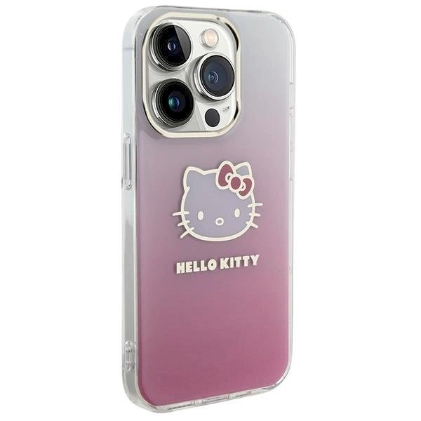 Hello Kitty Dėklas IML Gradient Electrop Kitty HeadiPhone 13 Pro Max - Rožinis 3 Hello Kitty Dėklas IML Gradient Electrop Kitty HeadiPhone 13 Pro Max - Rožinis 3
