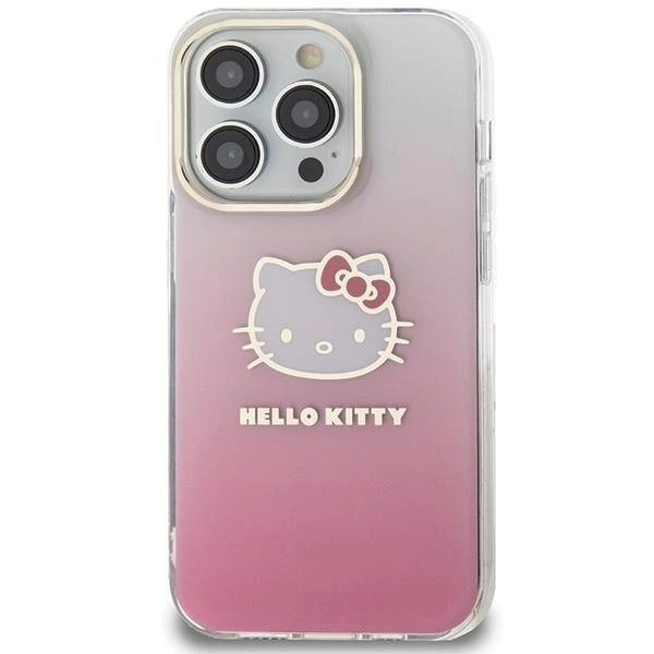 Hello Kitty Dėklas IML Gradient Electrop Kitty HeadiPhone 14 Pro - Rožinis 2 Hello Kitty Dėklas IML Gradient Electrop Kitty HeadiPhone 14 Pro - Rožinis 2