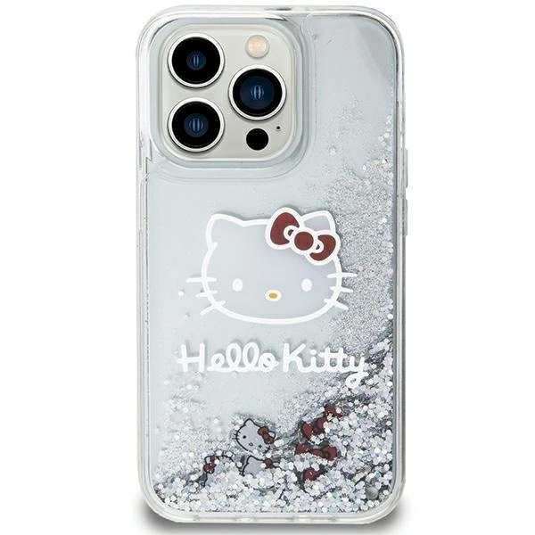 Hello Kitty Dėklas Liquid Glitter Charms Kitty HeadiPhone 11 / Xr - Sidabrinis 2 Hello Kitty Dėklas Liquid Glitter Charms Kitty HeadiPhone 11 / Xr - Sidabrinis 2