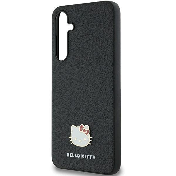 Hello Kitty Metal Logo Kitty Head Dėklas Samsung Galaxy A55 - Juodas 5 Hello Kitty Metal Logo Kitty Head Dėklas Samsung Galaxy A55 - Juodas 5