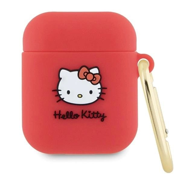 Hello Kitty Dėklas Silicone 3D Kitty HeadAirPods 1/2 - fuchsia Hello Kitty Dėklas Silicone 3D Kitty HeadAirPods 1/2 - fuchsia