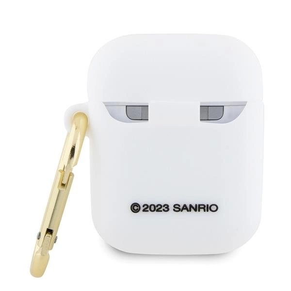 Hello Kitty Dėklas Silicone 3D Kitty HeadAirPods 1/2 - Baltas 1 Hello Kitty Dėklas Silicone 3D Kitty HeadAirPods 1/2 - Baltas 1