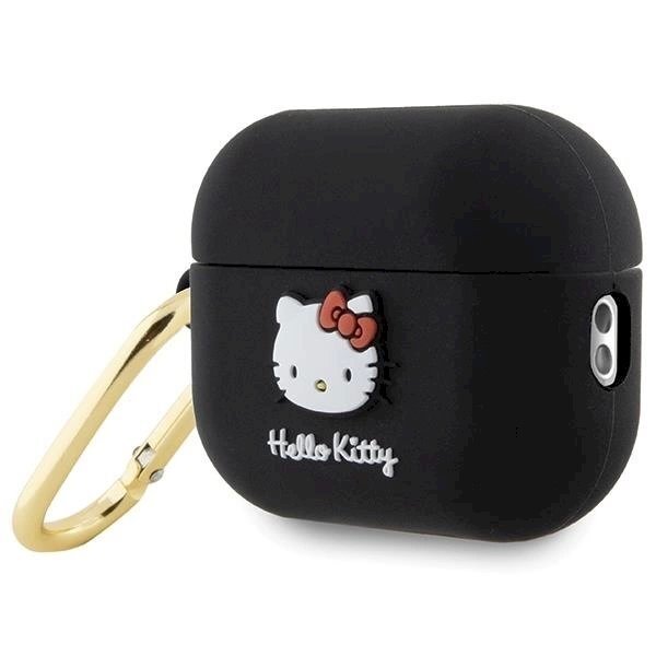 Hello Kitty Dėklas Silicone 3D Kitty HeadAirPods Pro 2 (2022/2023) - Juodas 2 Hello Kitty Dėklas Silicone 3D Kitty HeadAirPods Pro 2 (2022/2023) - Juodas 2