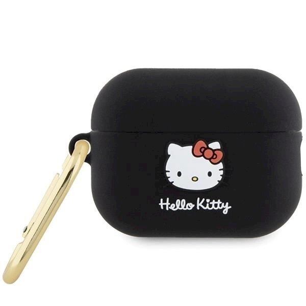 Hello Kitty Dėklas Silicone 3D Kitty HeadAirPods Pro 2 (2022/2023) - Juodas Hello Kitty Dėklas Silicone 3D Kitty HeadAirPods Pro 2 (2022/2023) - Juodas
