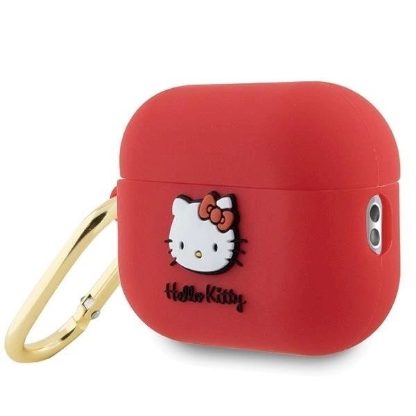 Hello Kitty Dėklas Silicone 3D Kitty HeadAirPods Pro 2 (2022/2023) - fuchsia 2 Hello Kitty Dėklas Silicone 3D Kitty HeadAirPods Pro 2 (2022/2023) - fuchsia 2