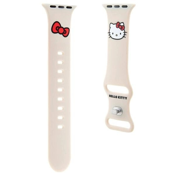Hello Kitty Silicone Kitty Head Apyrankė Apple Watch 38/40/41mm - beige 2 Hello Kitty Silicone Kitty Head Apyrankė Apple Watch 38/40/41mm - beige 2