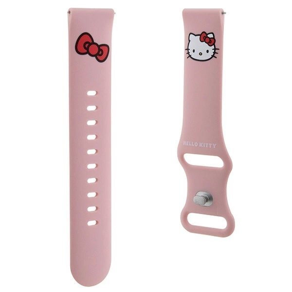 Hello Kitty Silicone Kitty Head Apyrankė universal 22mm - Rožinis 2 Hello Kitty Silicone Kitty Head Apyrankė universal 22mm - Rožinis 2