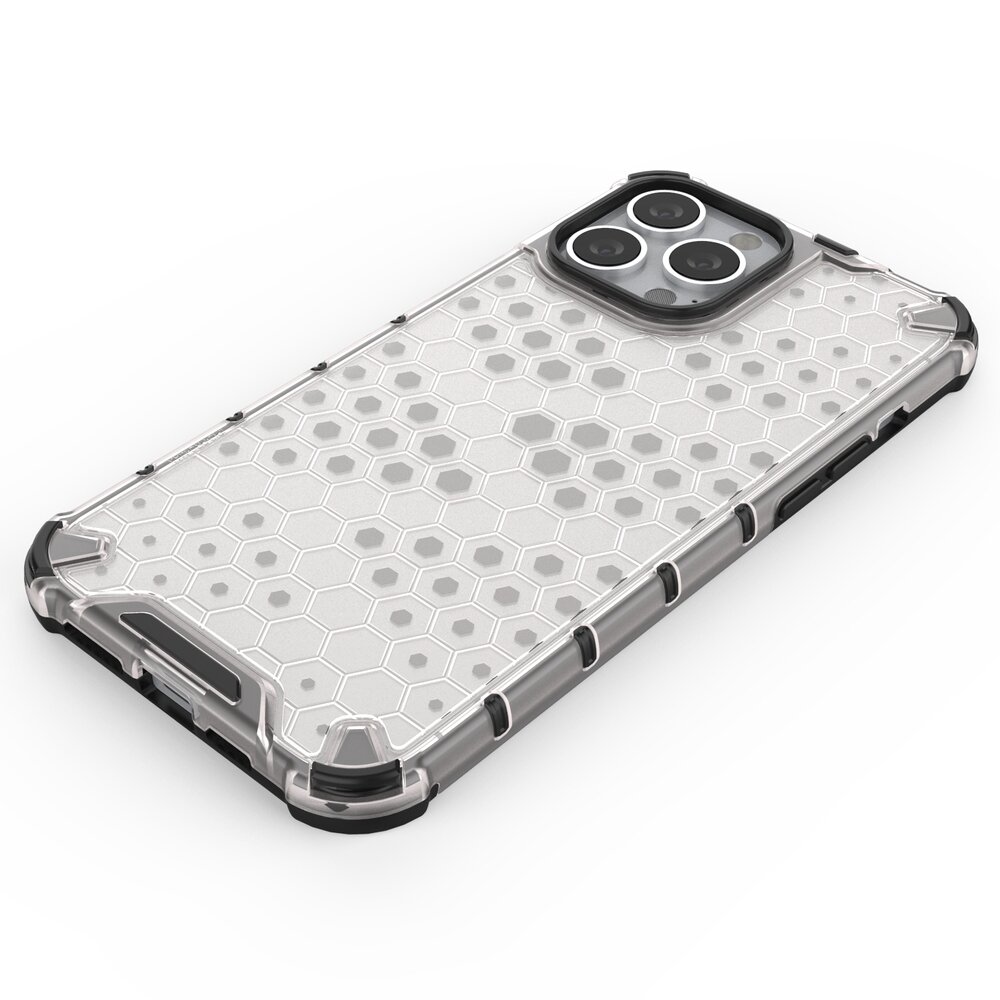 Dėklas Honeycomb Case iPhone 13 Pro Max mėlynas 4 Dėklas Honeycomb Case iPhone 13 Pro Max mėlynas 4