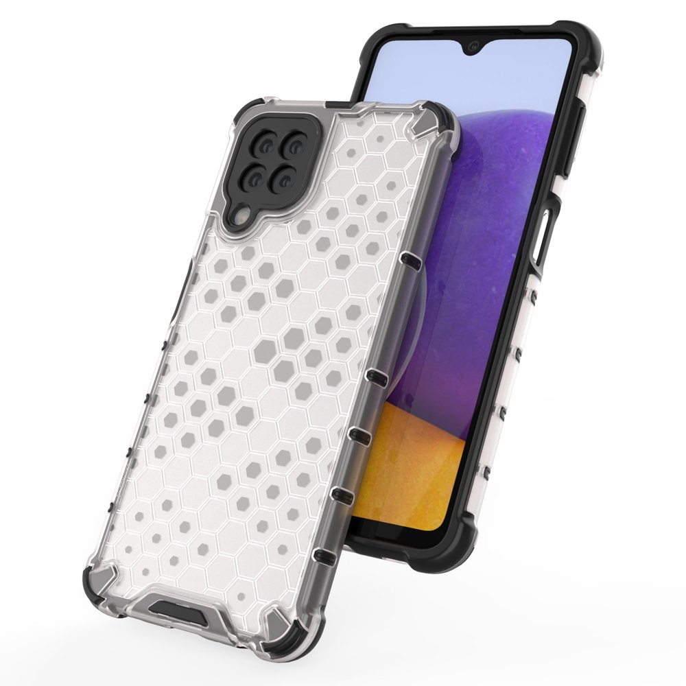 Akcija! Dėklas Honeycomb Case TPU Bumper Samsung Galaxy A22 4G Juodas 7 Akcija! Dėklas Honeycomb Case TPU Bumper Samsung Galaxy A22 4G Juodas 7