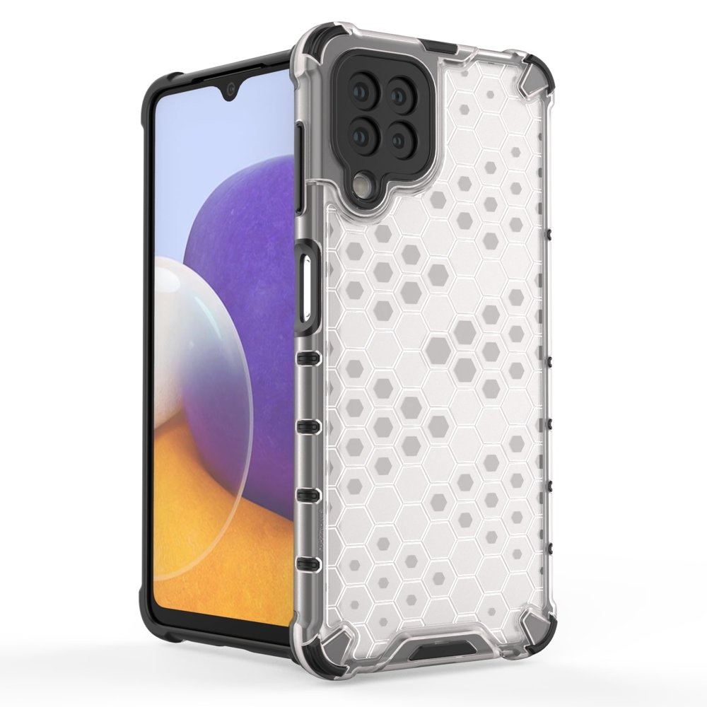 Dėklas Honeycomb Case Samsung Galaxy A22 4G raudonas 2 Dėklas Honeycomb Case Samsung Galaxy A22 4G raudonas 2