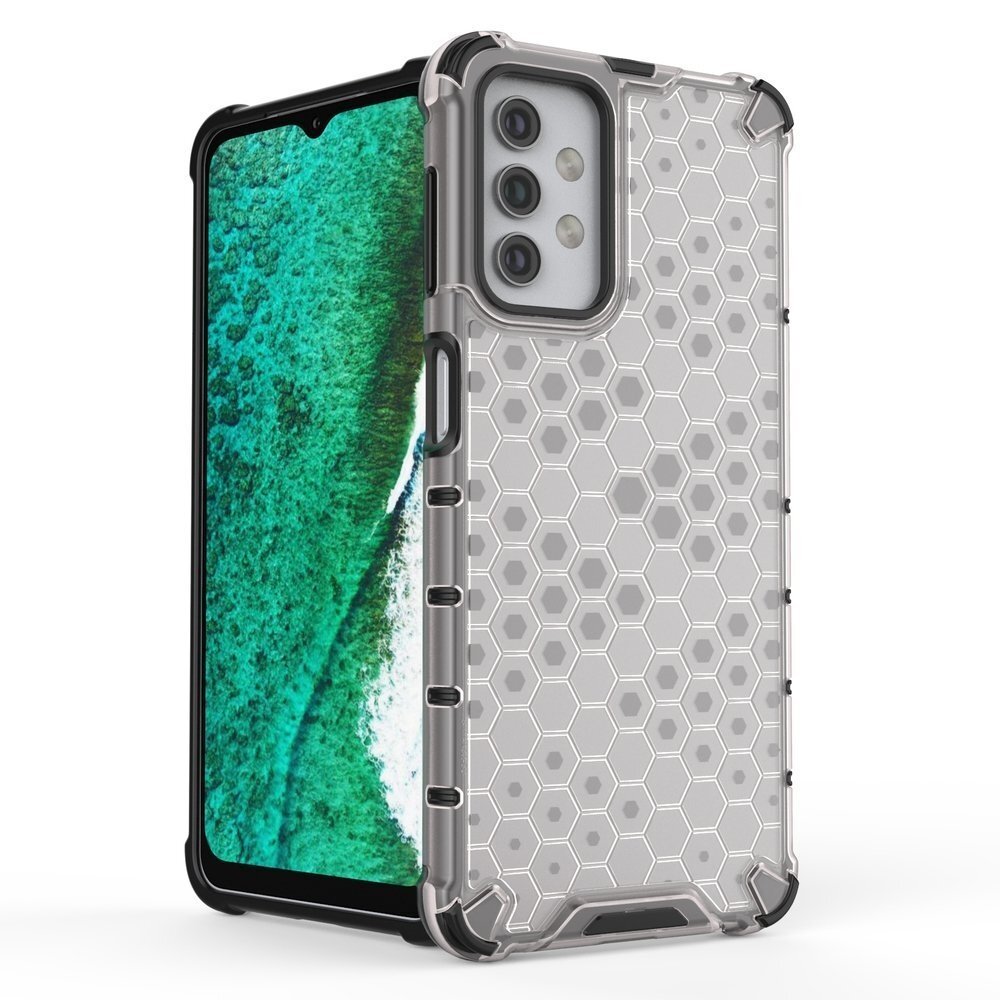 Plastikinis dėklas Honeycomb Case Samsung Galaxy A32 5G žalias 4 Plastikinis dėklas Honeycomb Case Samsung Galaxy A32 5G žalias 4
