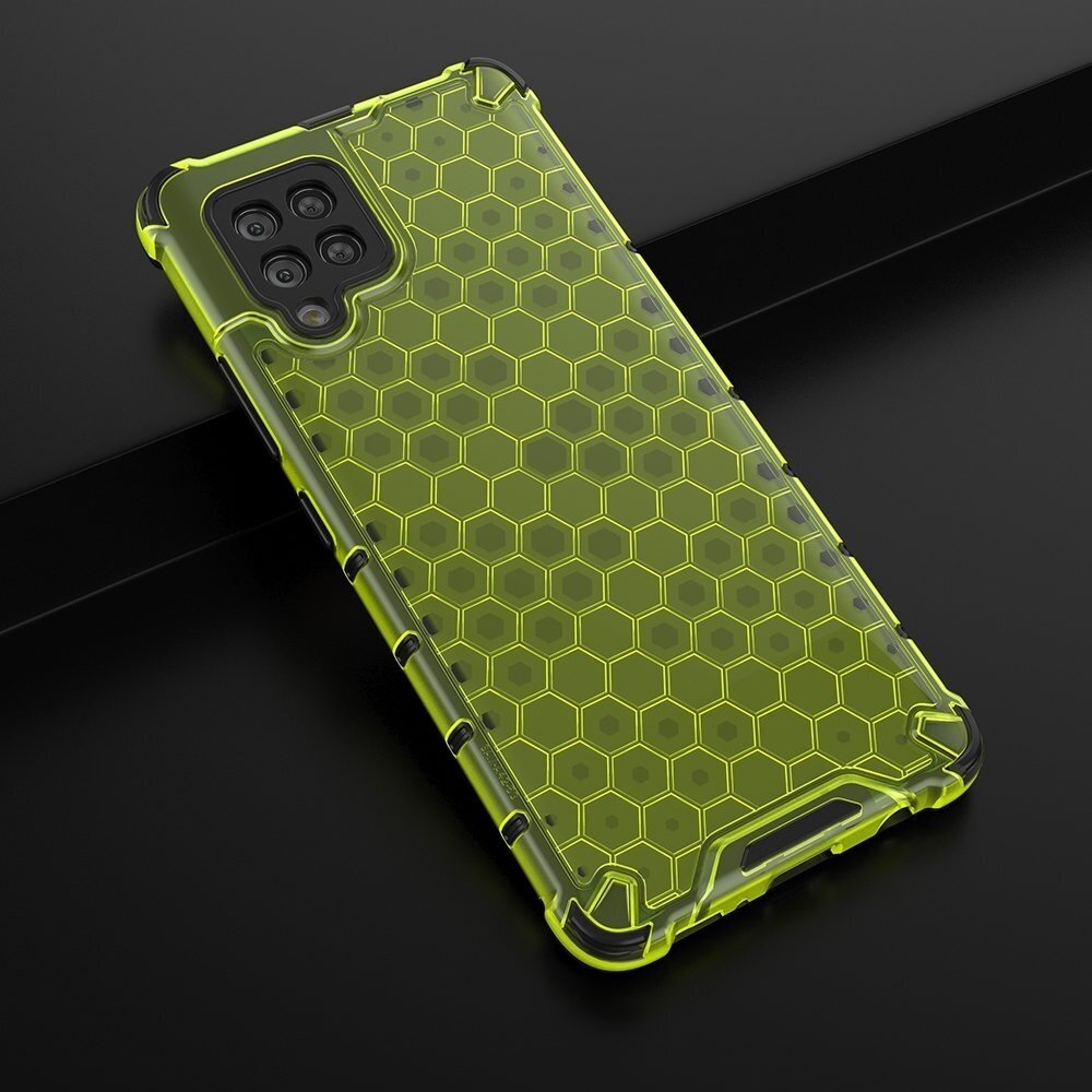 Dėklas Honeycomb Case armor cover with TPU Samsung Galaxy A42 5G žalias 3 Dėklas Honeycomb Case armor cover with TPU Samsung Galaxy A42 5G žalias 3