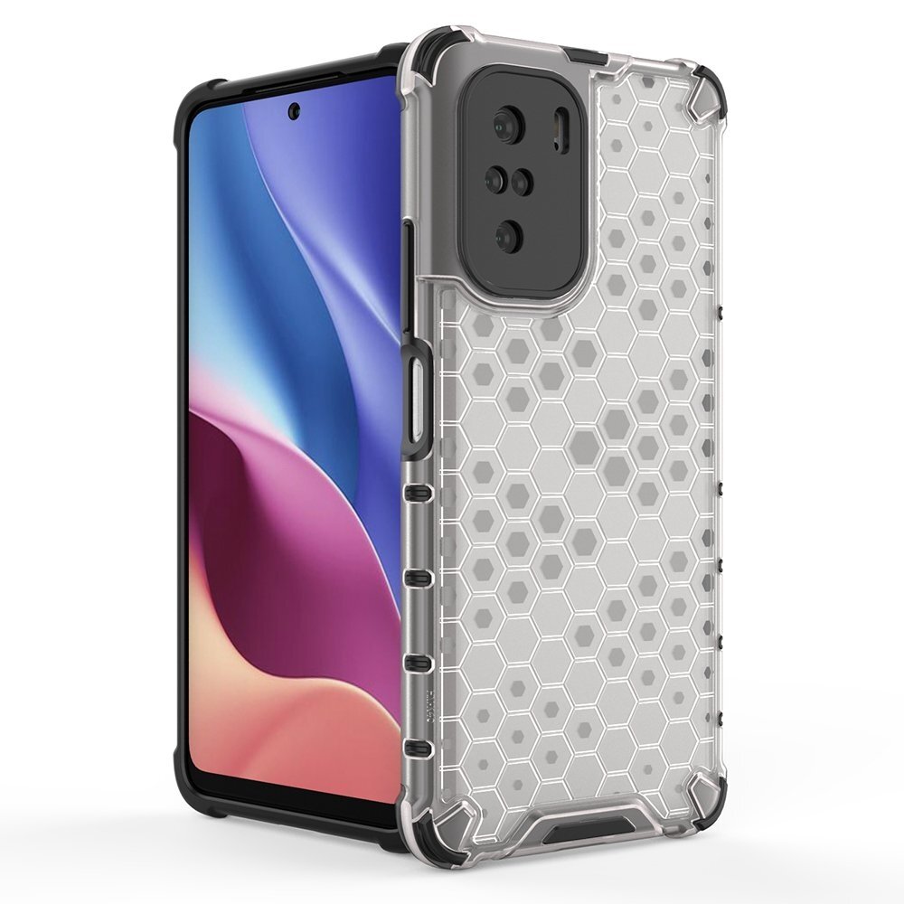Dėklas Honeycomb Xiaomi Redmi K40 Pro+ / K40 Pro / K40 / Poco F3 Mėlynas 4 Dėklas Honeycomb Xiaomi Redmi K40 Pro+ / K40 Pro / K40 / Poco F3 Mėlynas 4