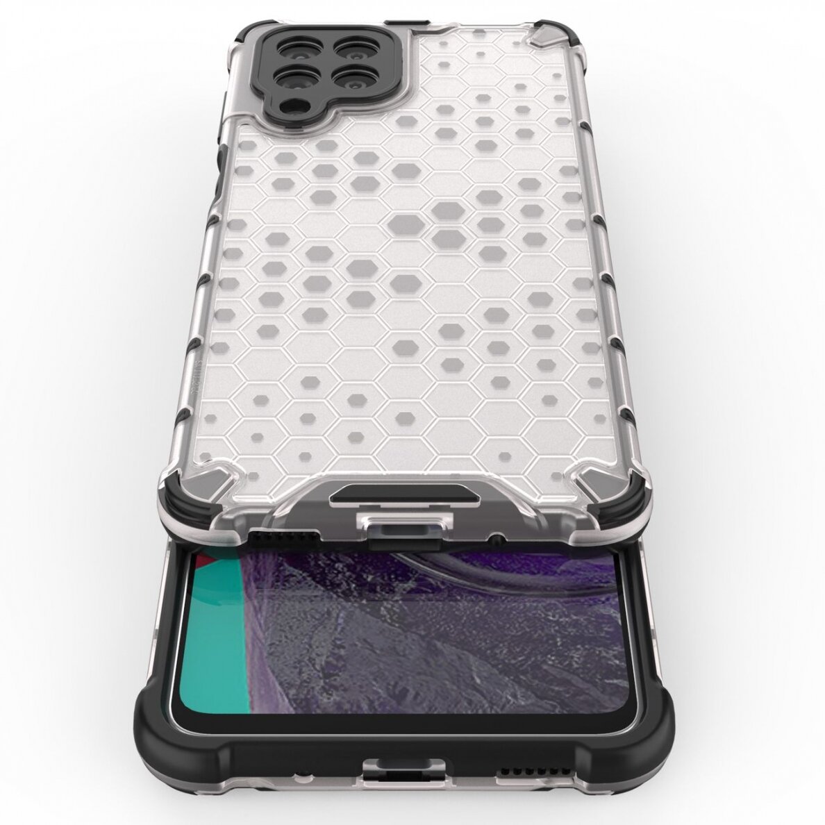 Dėklas Honeycomb case armored Samsung Galaxy M53 5G Juodas 6 Dėklas Honeycomb case armored Samsung Galaxy M53 5G Juodas 6
