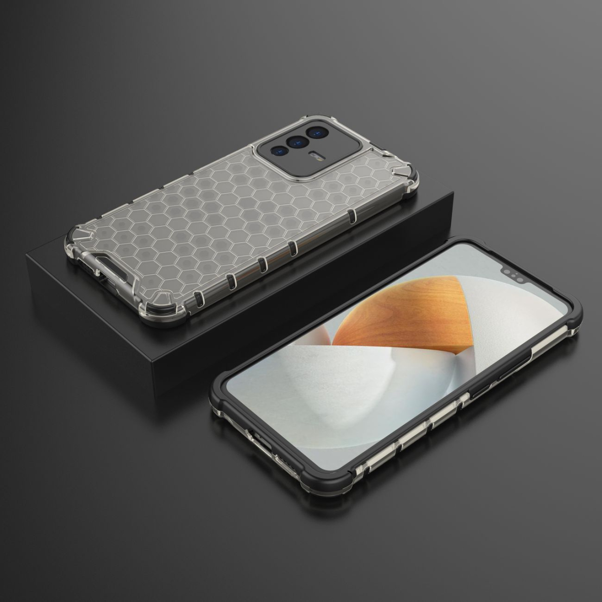 Dėklas Honeycomb Vivo V23 5G Juodas 1 Dėklas Honeycomb Vivo V23 5G Juodas 1