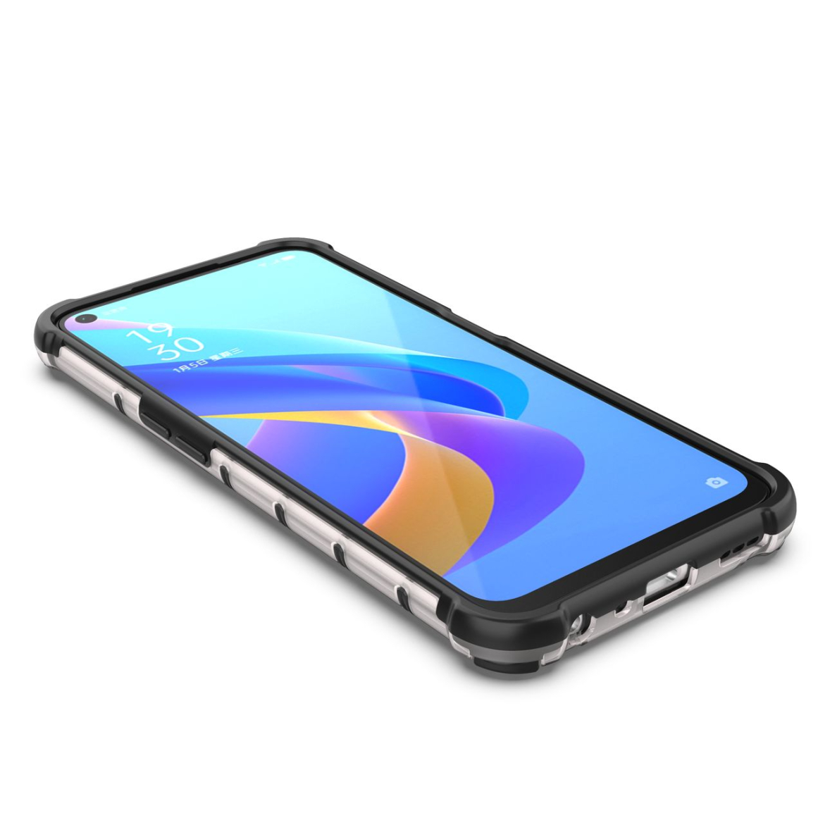 Dėklas Honeycomb case armored Oppo A76 / Oppo A36 / Realme 9i Permatomas 7