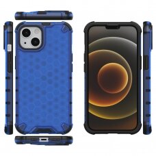 Dėklas Honeycomb Case iPhone 13 mėlynas