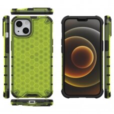 Dėklas Honeycomb Case iPhone 13 žalias