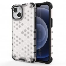 Dėklas Honeycomb Case iPhone 13 Mini permatomas