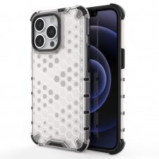 Dėklas Honeycomb Case iPhone 13 Pro permatomas NDRX65